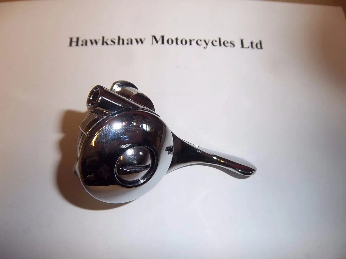 7/8" CHOKE MAG AIR LEVER R/H TRIUMPH BSA NORTON VELOCETTE VILLIERS AJS 00-0107 P