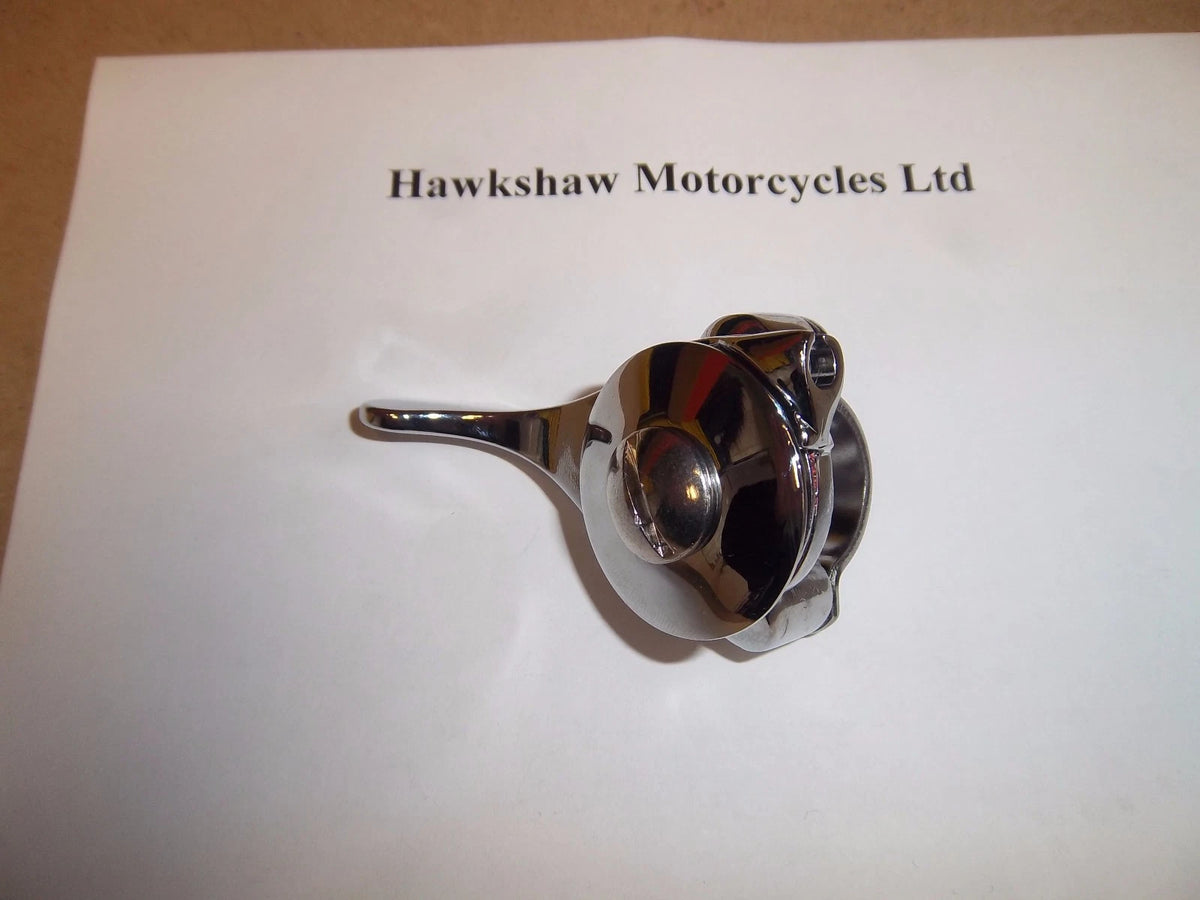 7/8" CHOKE MAG AIR LEVER L/H TRIUMPH BSA NORTON VELOCETTE VILLIERS AJS 00-0113