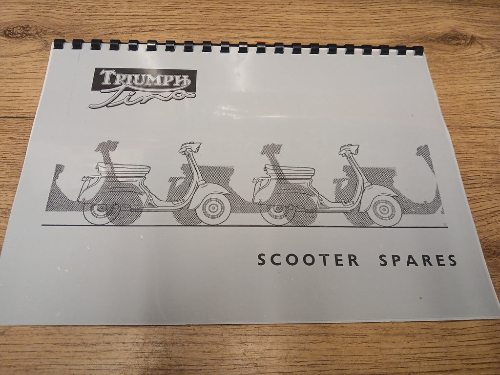 TRIUMPH TINA AUTOMATIC SCOOTER PARTS BOOK - TP71