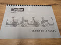 TRIUMPH TINA AUTOMATIC SCOOTER PARTS BOOK - TP71