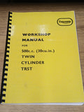 Triumph TR5T TROPHY TRAIL 500 Twin WORKSHOP MANUAL - TW30