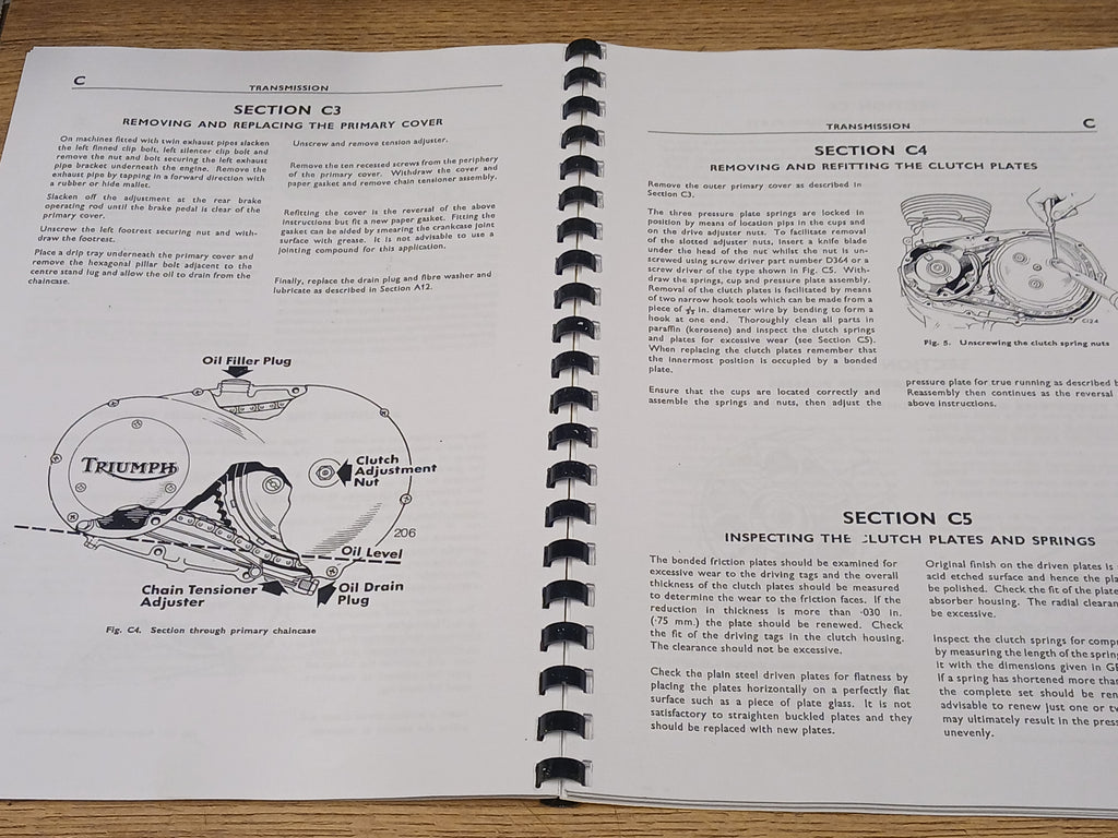 Triumph TR5T TROPHY TRAIL 500 Twin WORKSHOP MANUAL - TW30
