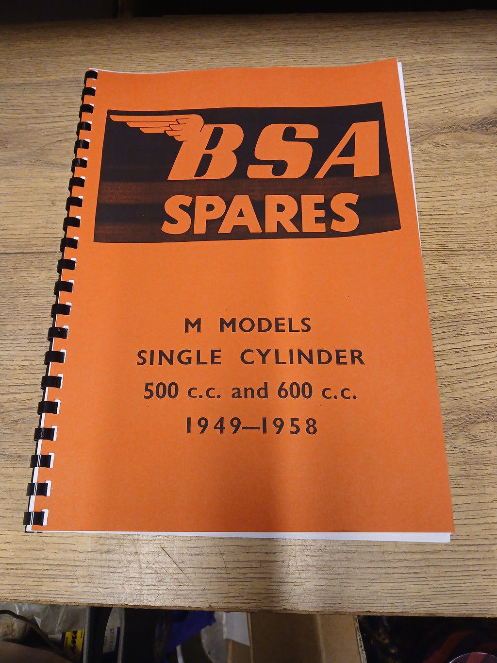 BSA PARTS BOOK 1949-58 M MODELS M20 & M33 500cc M21 600cc SINGLES - BP14 MC993-4