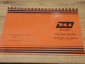 BSA D10 BANTAM SUPREME / SILVER 1967 SPARE PARTS BOOK MANUAL - 00-5130 - BP31