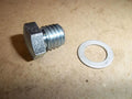 TRIUMPH T100 DAYTONA T120 T140 BONNEVILLE CRANKCASE TIMING PLUG & WASHER 21-1872