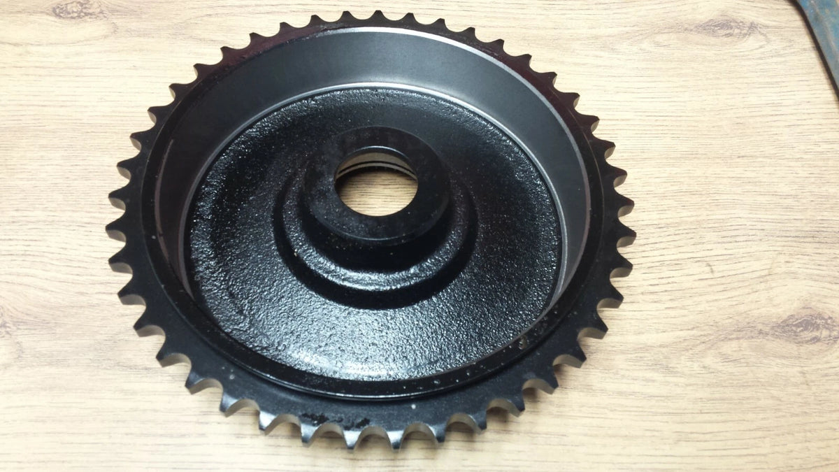 TRIUMPH T100 T120 QD REAR WHEEL BRAKE DRUM & SPROCKET 43T 1963-66 - 37-1376