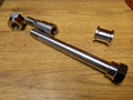 BSA A7 / A10 STAINLESS AXLE REAR WHEEL SPINDLE, SPACER & NUT - 42-6325 - 42-6320
