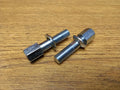 TRIUMPH T120 TR6 T90 T100 EXHAUST CLAMP CEI BOLT & WASHER x2 PRE 1968 - 70-0409