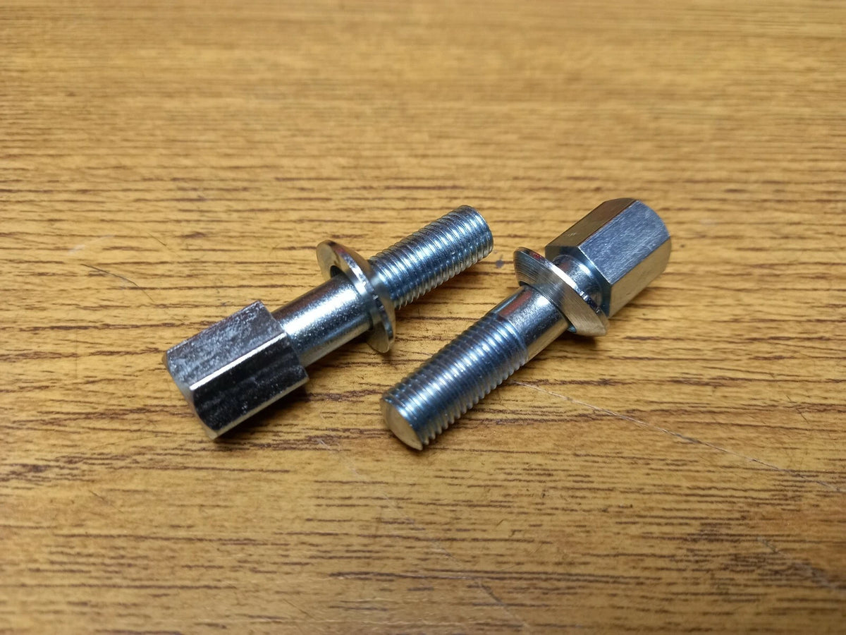 TRIUMPH T120 TR6 T90 T100 EXHAUST CLAMP CEI BOLT & WASHER x2 PRE 1968 - 70-0409