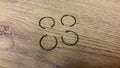 TRIUMPH T120 BONNEVILLE TR6 OF PISTON PIN CIRCLIP BSA 67-0101 - 70-6869 (4)