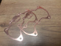TRIUMPH ROCKER BOX BASE GASKET (2) COPPER T120 T140 BONNEVILLE 1971-83 71-2599 C