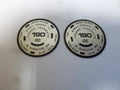 TRIUMPH T140 TR7 FORK TOP NUT 190cc FLUID DECAL (PR) 97-4259 1979-86