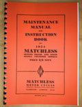Matchless G3L 350cc & G80 500cc 1954 Maintenance Manual & Instruction Book AJW19