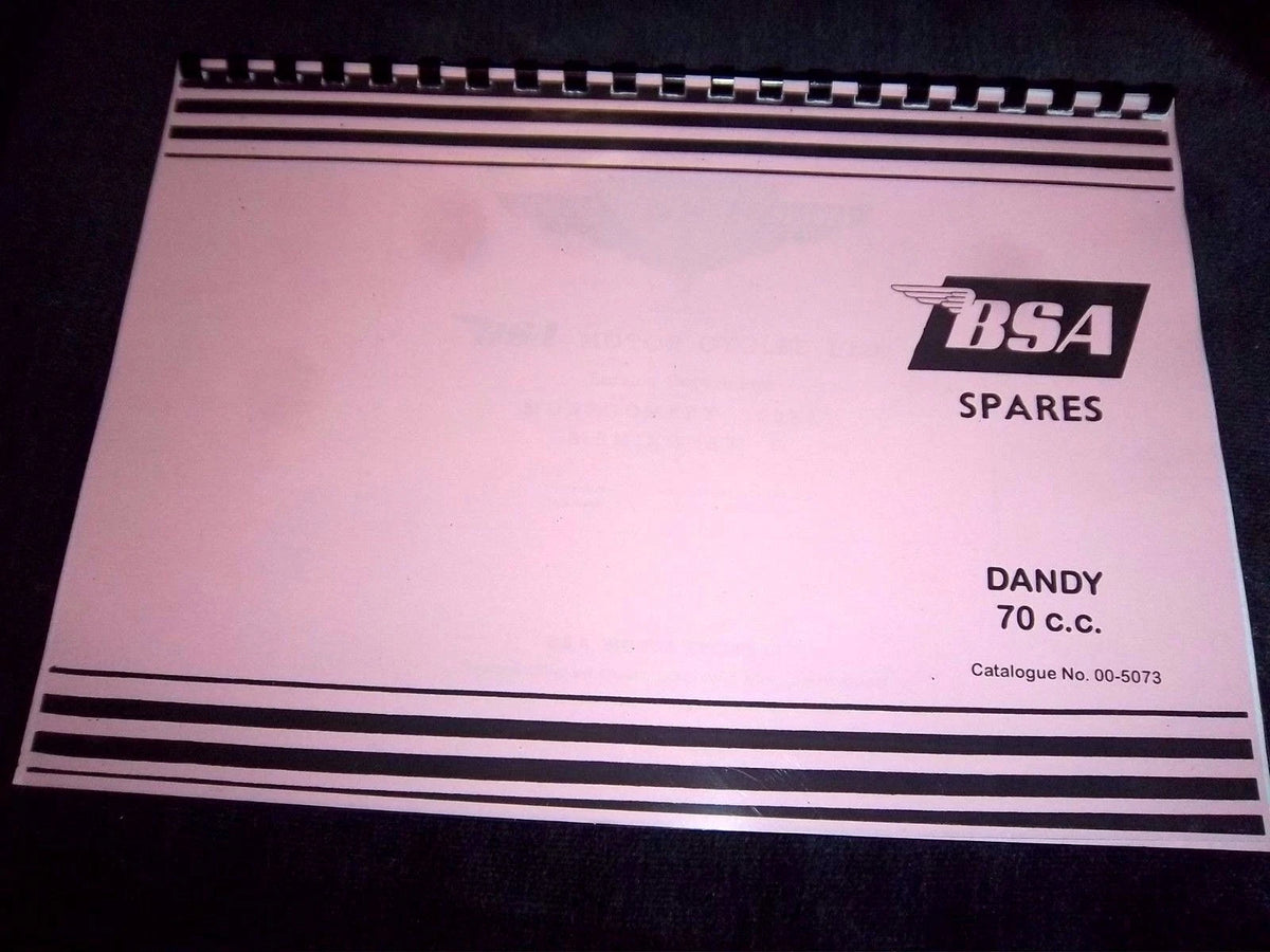 BSA DANDY SCOOTER PARTS BOOK 00-5073 - BP01