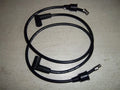 TRIUMPH HT SPARK PLUG LEADS BSA MATCHLESS 2x UNIVERSAL HT LEAD