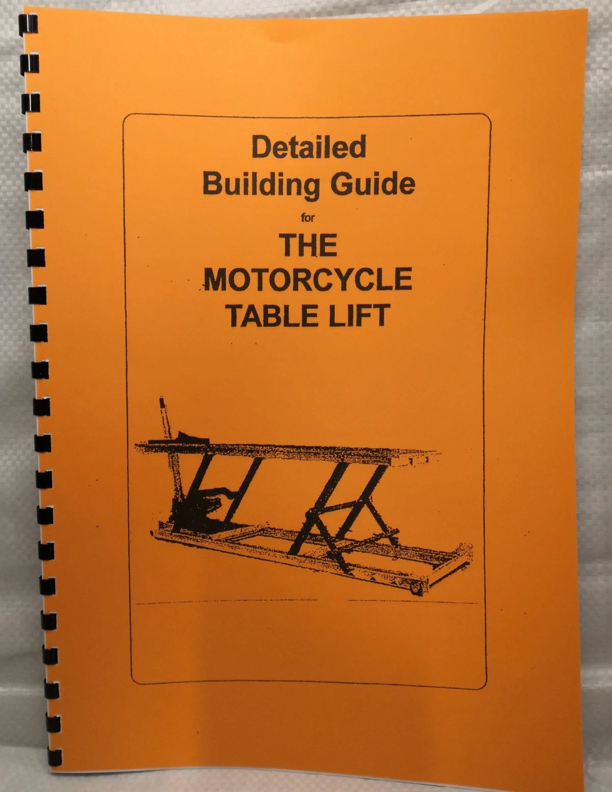 DIY Motorcycle Lift Work Bench - Table Build it yourself plans & Instructions