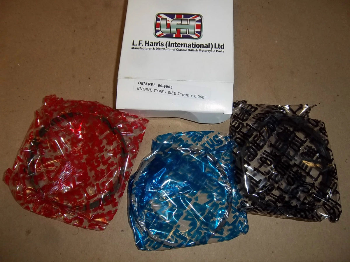 TRIUMPH TR6 T120 BONNEVILLE TROPHY 650 STANDARD PISTON RINGS SET R11050/STD (2)