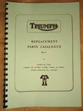 TRIUMPH T90 T100 UNIT TWINS PARTS BOOK MANUAL NO.9 1968 TP17 SPC2