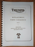 TRIUMPH T90 T100 UNIT TWINS PARTS BOOK MANUAL No.10 1968 TP17A SPC8
