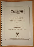 TRIUMPH T100S T100T DAYTONA UNIT TWINS PARTS BOOK MANUAL NO.11 1970 TP18 99-0902