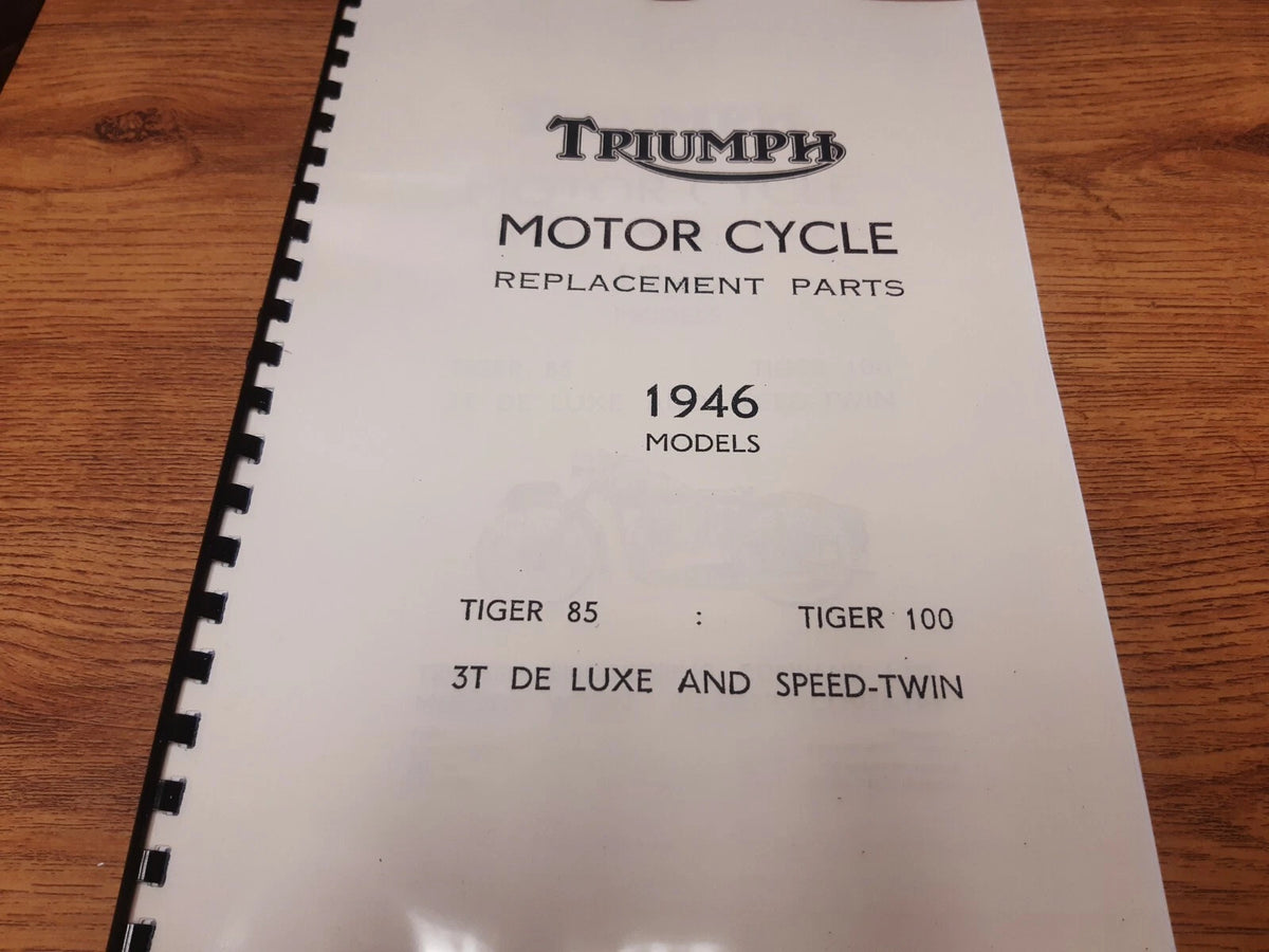 TRIUMPH 3T 5T SPEED TWIN T100 TIGER 85 PARTS BOOK MANUAL 1946 - TP20