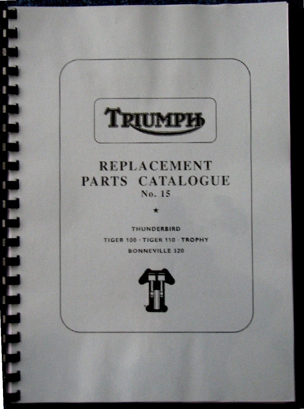 TRIUMPH 6T T100 TR6 T110 T120 PRE-UNIT PARTS BOOK MANUAL 1959 - TP27
