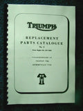 TRIUMPH 6T TR6 T120 PARTS BOOK MANUAL No.3 1965 - TP32 916/64