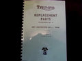 TRIUMPH 6T TR6 T120 BONNEVILLE PARTS BOOK MANUAL No.4 1966 - TP33 954/65