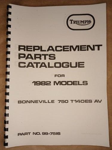 TRIUMPH TIGER T140ES AV - ANTI VIBRATION - BONNEVILLE PARTS BOOK MANUAL - TP53