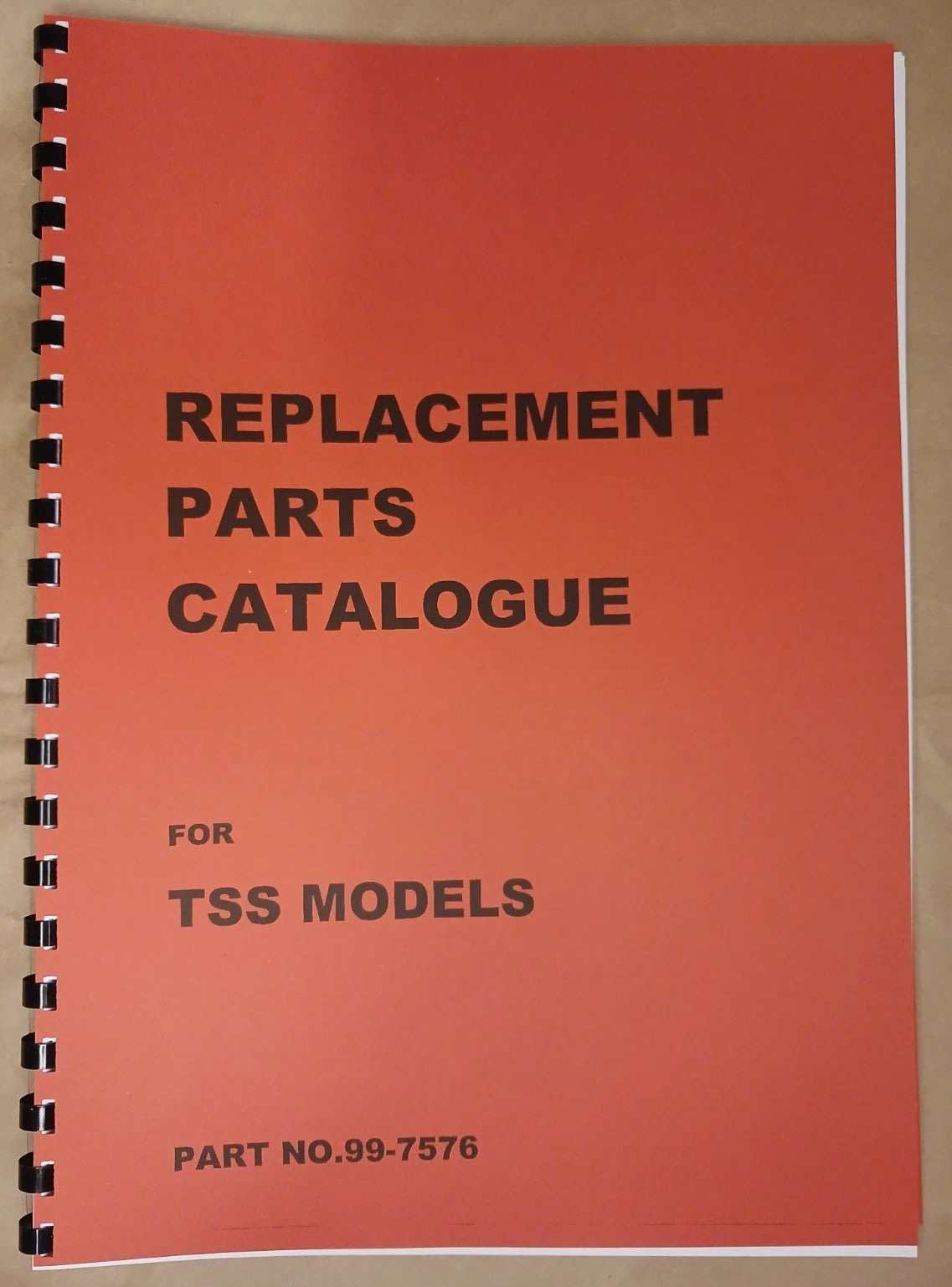 TRIUMPH TSS T140W 8-VALVE PARTS BOOK MANUAL 1982 - TP55 99-7576