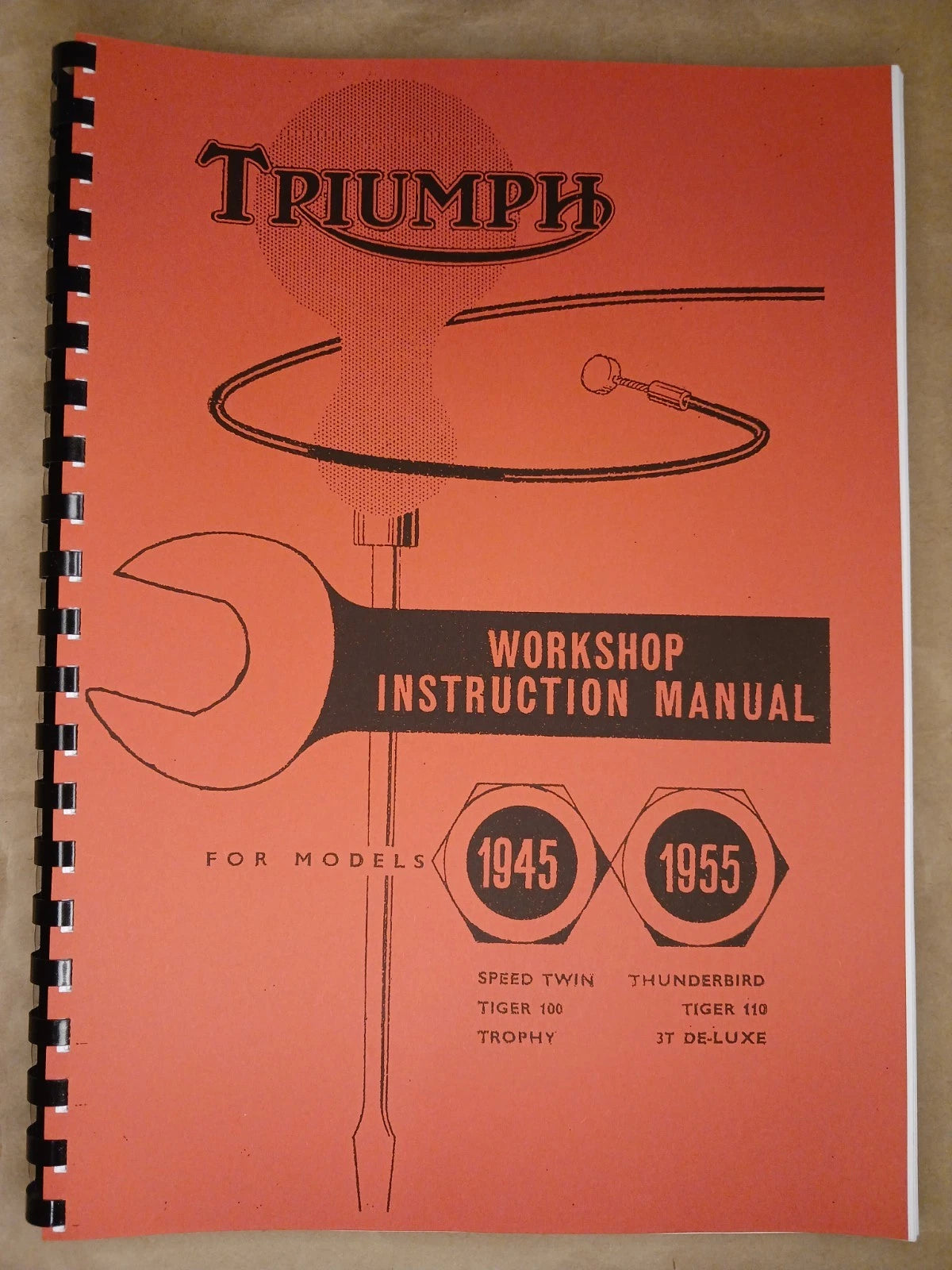 TRIUMPH 3T 5T 6T TR5 T100 T110 WORKSHOP INSTRUCTION MANUAL 1945-55 No11 - TW17