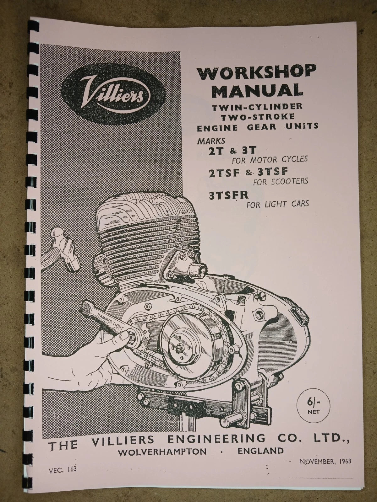 VILLIERS 2T & 3T ENGINES WORKSHOP MANUAL 1958-68 - VILB06